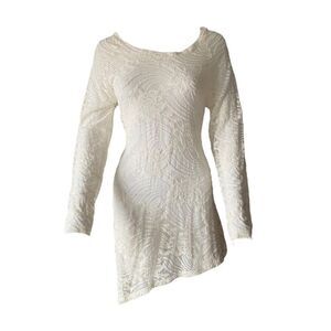 vintage lace cottagecore fairy mini dress